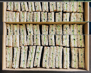 (SA08A) Cucumber Wholemeal Sandwiches (Vegetarian)