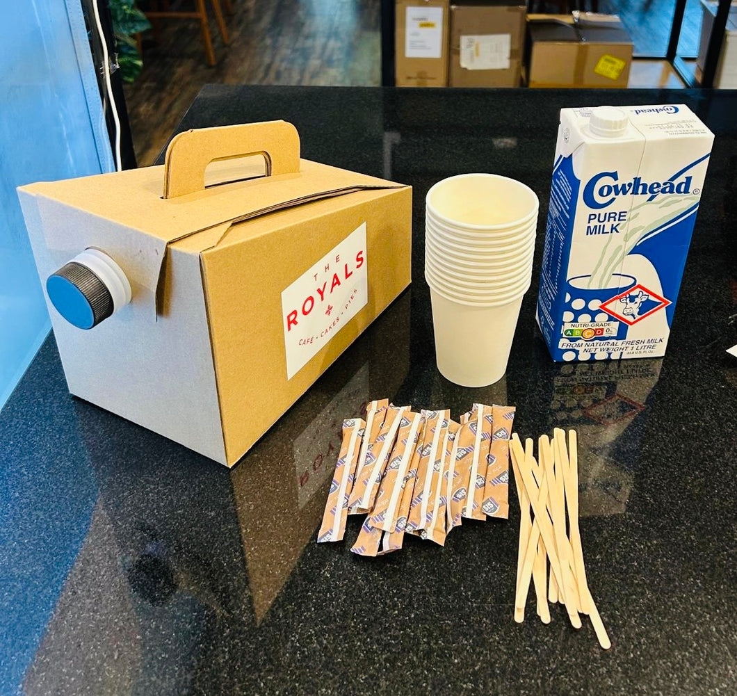 (SZ1) Hot Coffee/Tea in tub, serves 10-12 pax