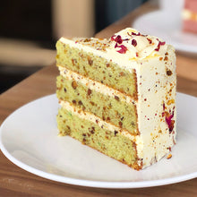 Load image into Gallery viewer, (A-CE02) Eggless Pistachio Rose Cake